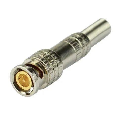 BNC Jack CC Camera Connector 50 Ohm Nickel Plated