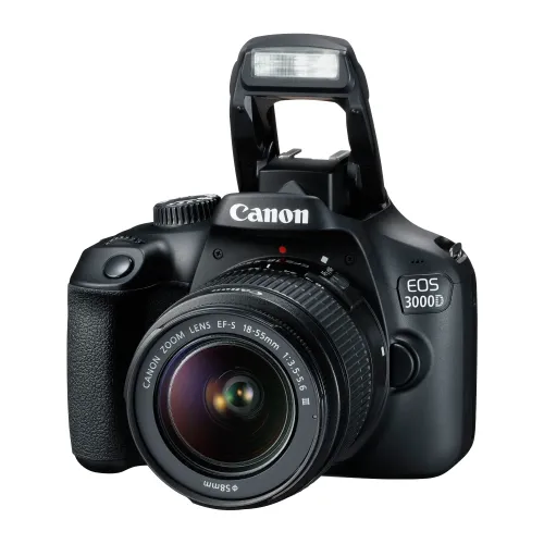 Canon EOS 3000D 18MP DSLR Camera with EF-S 18-55mm III Lens