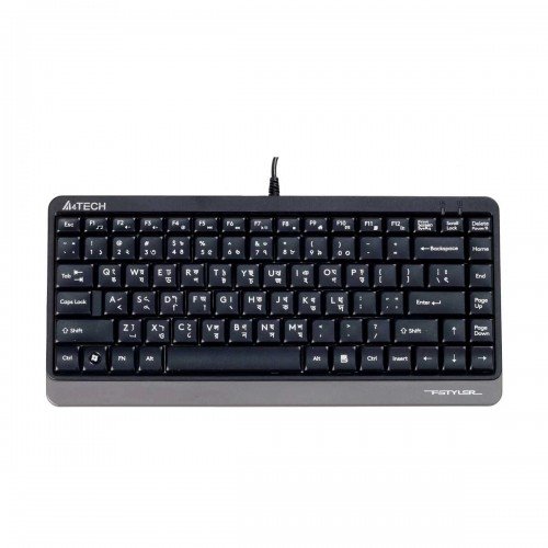 A4TECH FK11 USB Mini Keyboard with Bangla Black