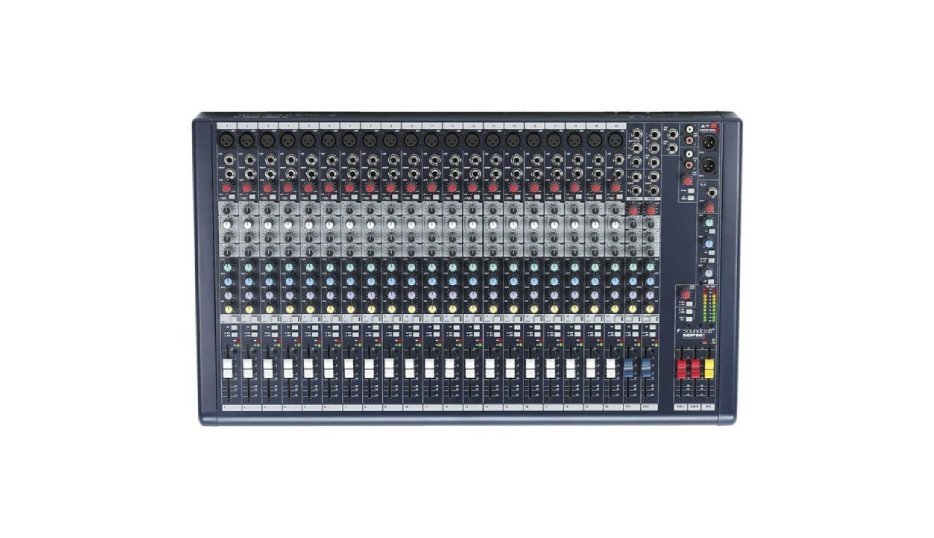 Soundcraft MPMi-20 20-Channel Audio Mixer with Precision GB30 Mic Pre-Amps and 3 Aux Sends