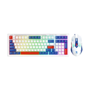 PC Power PGC801BG13 RGB Wired Gaming Keyboard Mouse Combo with Bangla