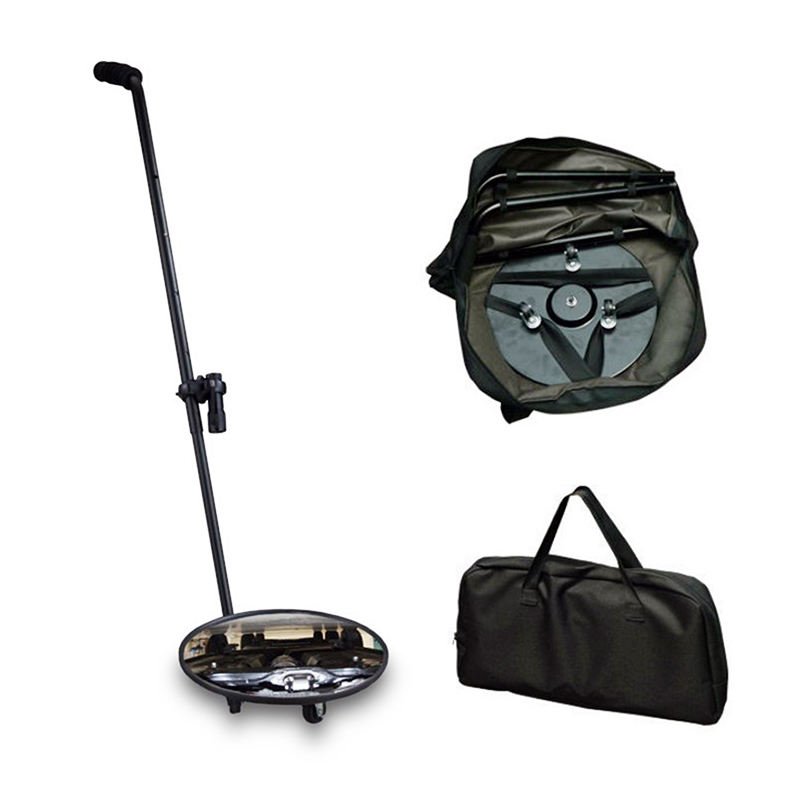 Portable Car Inspection Mirror with LED Lights for Safety