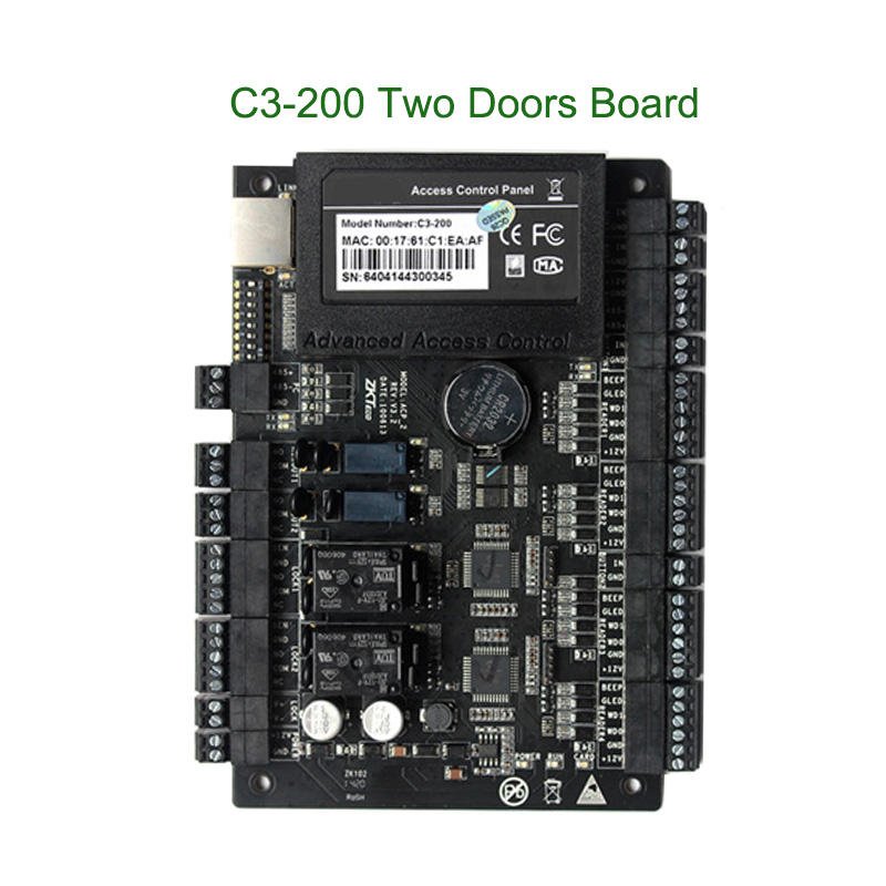 C3-200  IP-based Door Access Control Board Wiegand Access Control Panel ZK Door Access Control System